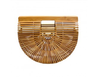 Ins Rattan Woven Retro Hollow Vacation H  Bag